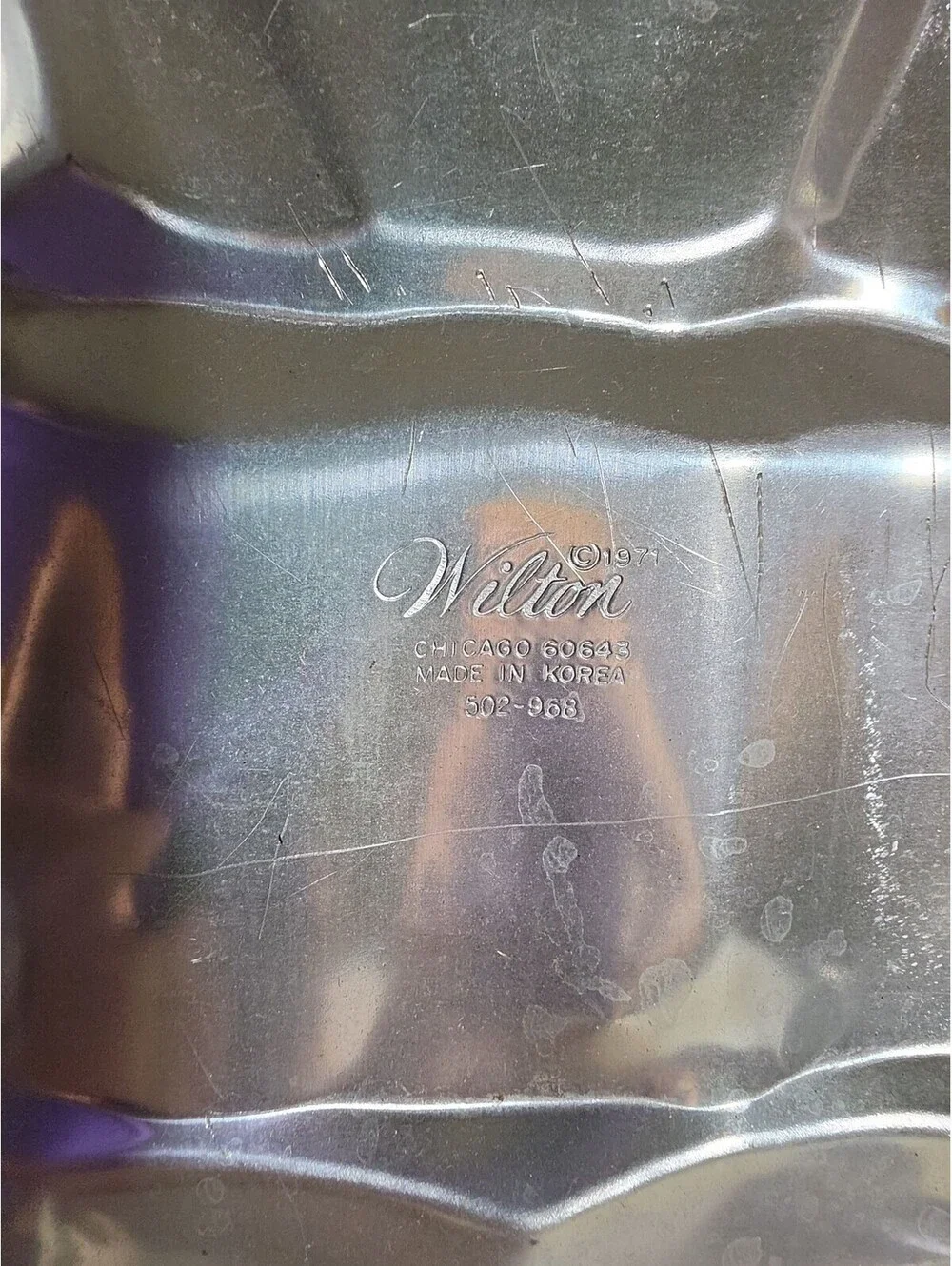 Wilton 1971 Rag Doll Cake Pan 502-968 Insert Silver Aluminum - Used